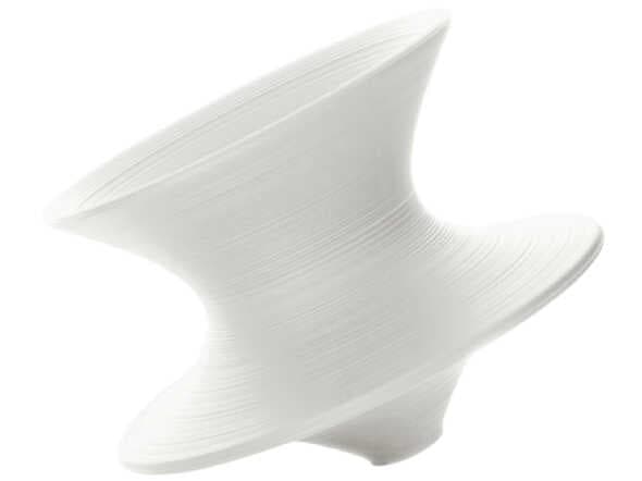 Magis Outdoor Spun White Polypropylene Lounge Chair