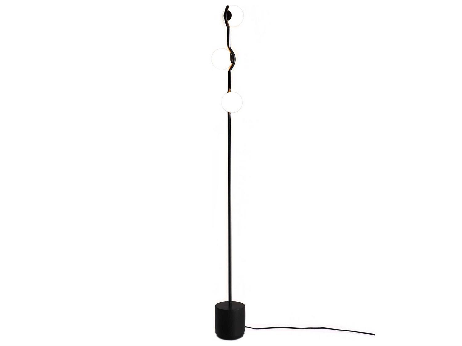 Mobital Pluto Matte Black Floor Lamp