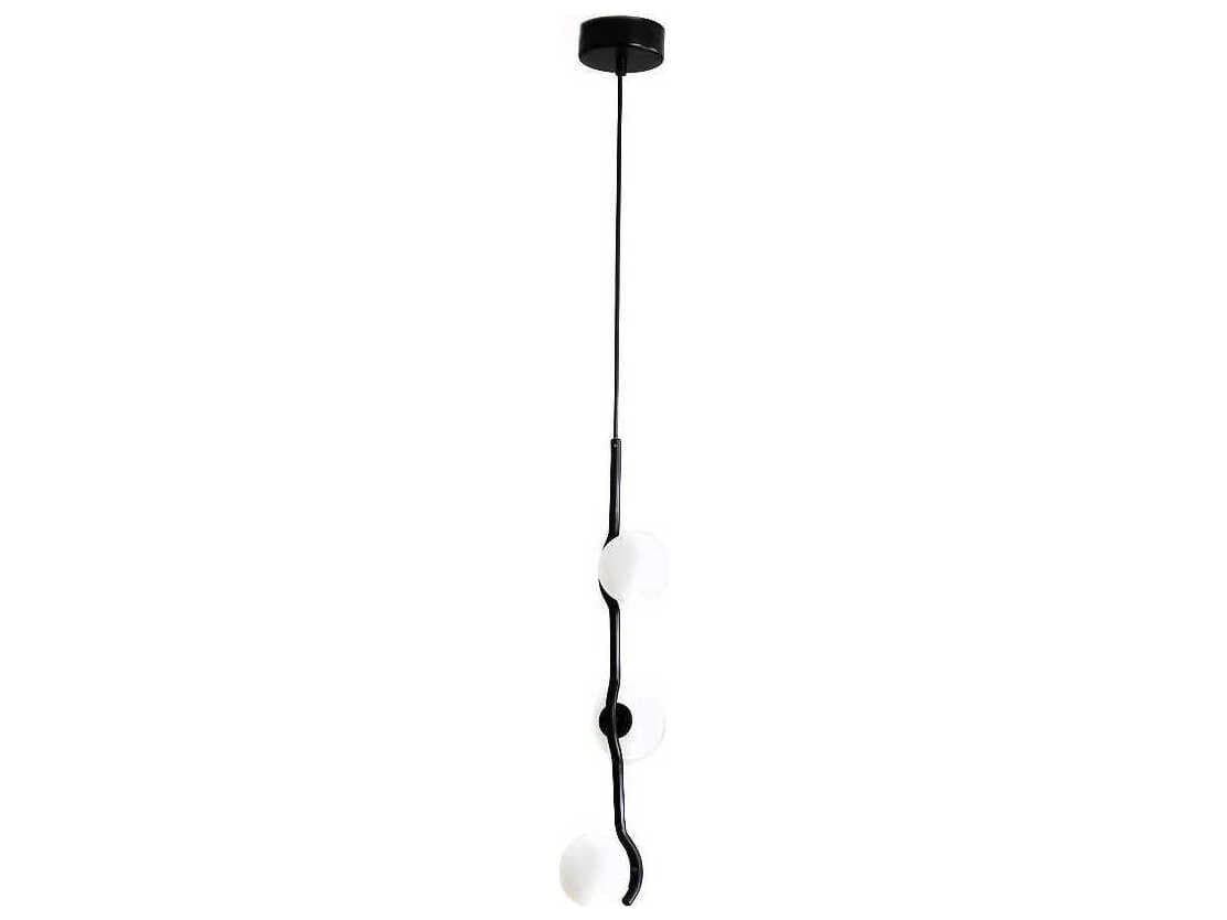 Mobital Pluto 3-Light Matte Black Linear Pendant
