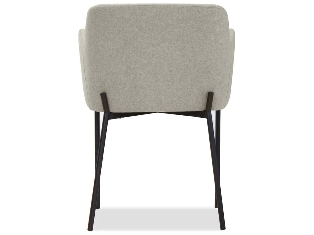 Mobital Coz Gray Upholstered Arm Dining Chair