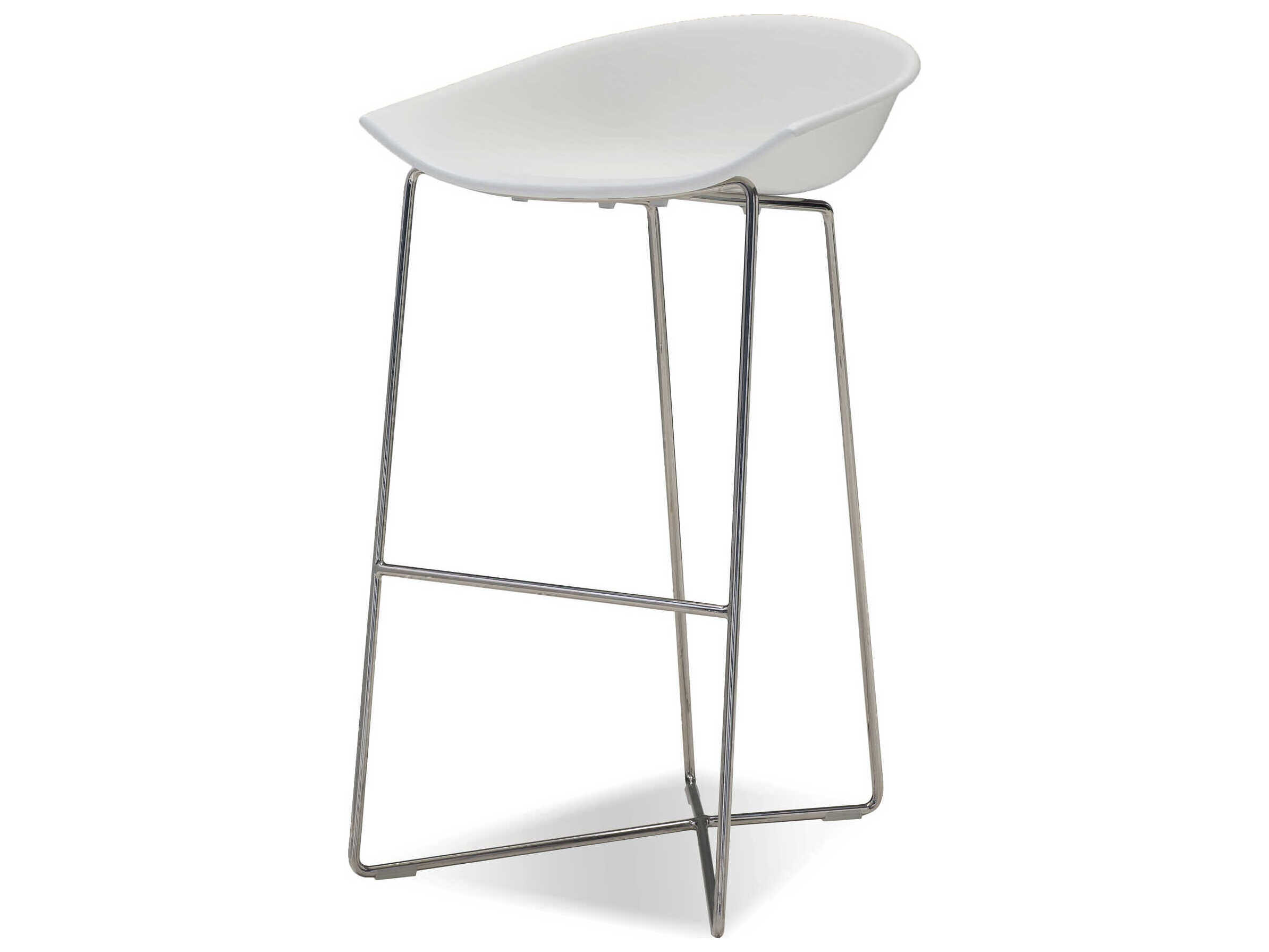 Mobital Paraiso White Bar Stool Set of 2