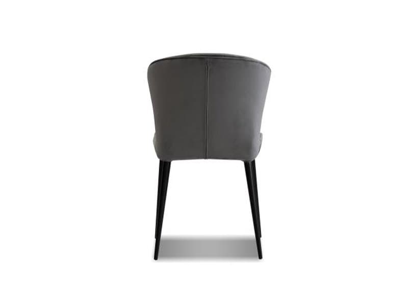 Mobital Ariel Gray Upholstered Armless Dining Chair