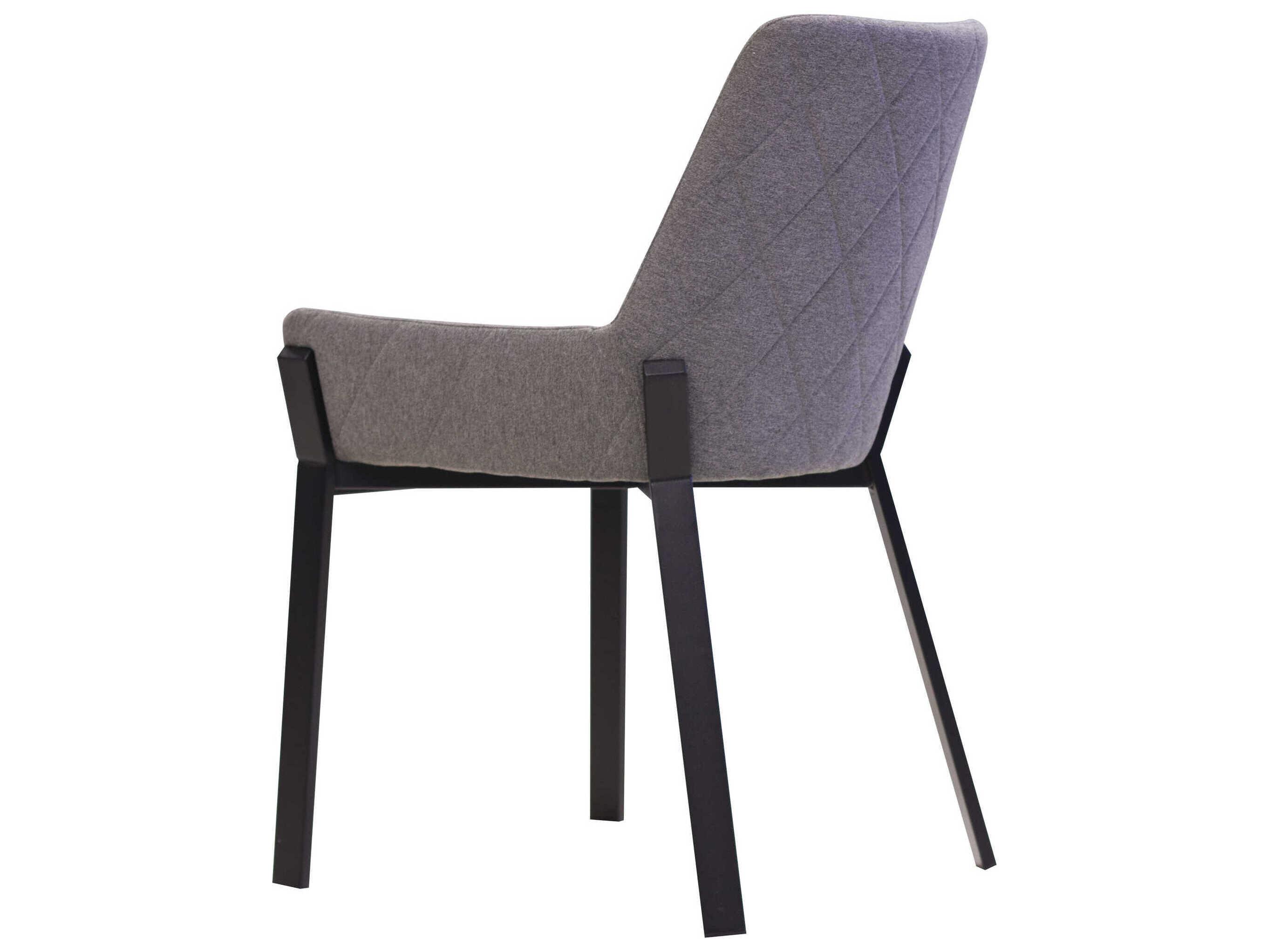 Mobital Benson Black Upholstered Arm Dining Chair