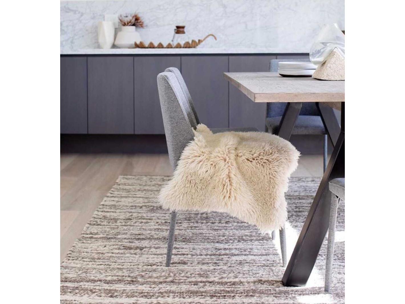 Mobital Billings Gray Upholstered Side Dining Chair