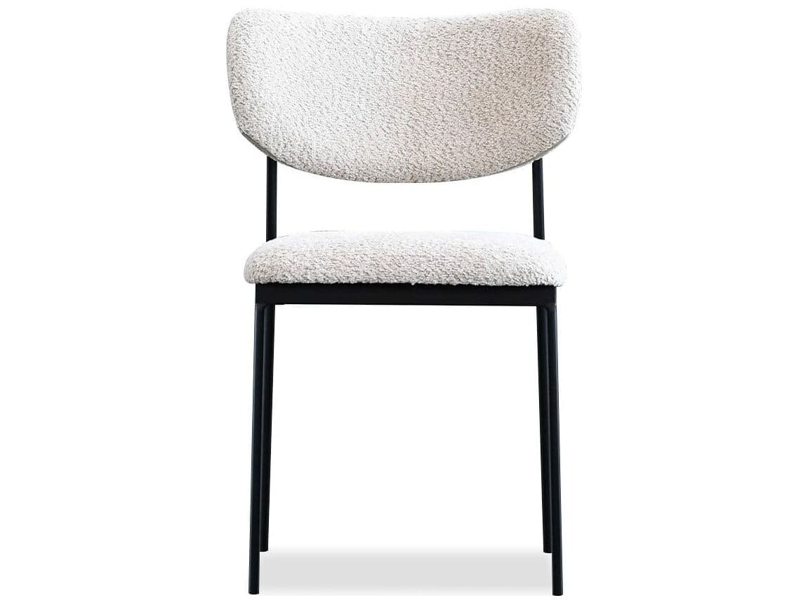 Mobital Clique Beige Upholstered Armless Dining Chair