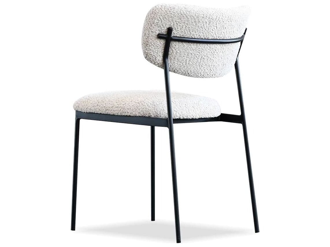 Mobital Clique Beige Upholstered Armless Dining Chair