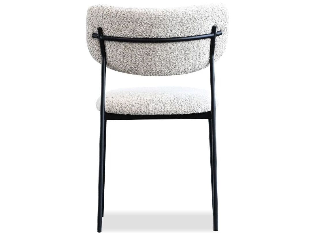 Mobital Clique Beige Upholstered Armless Dining Chair