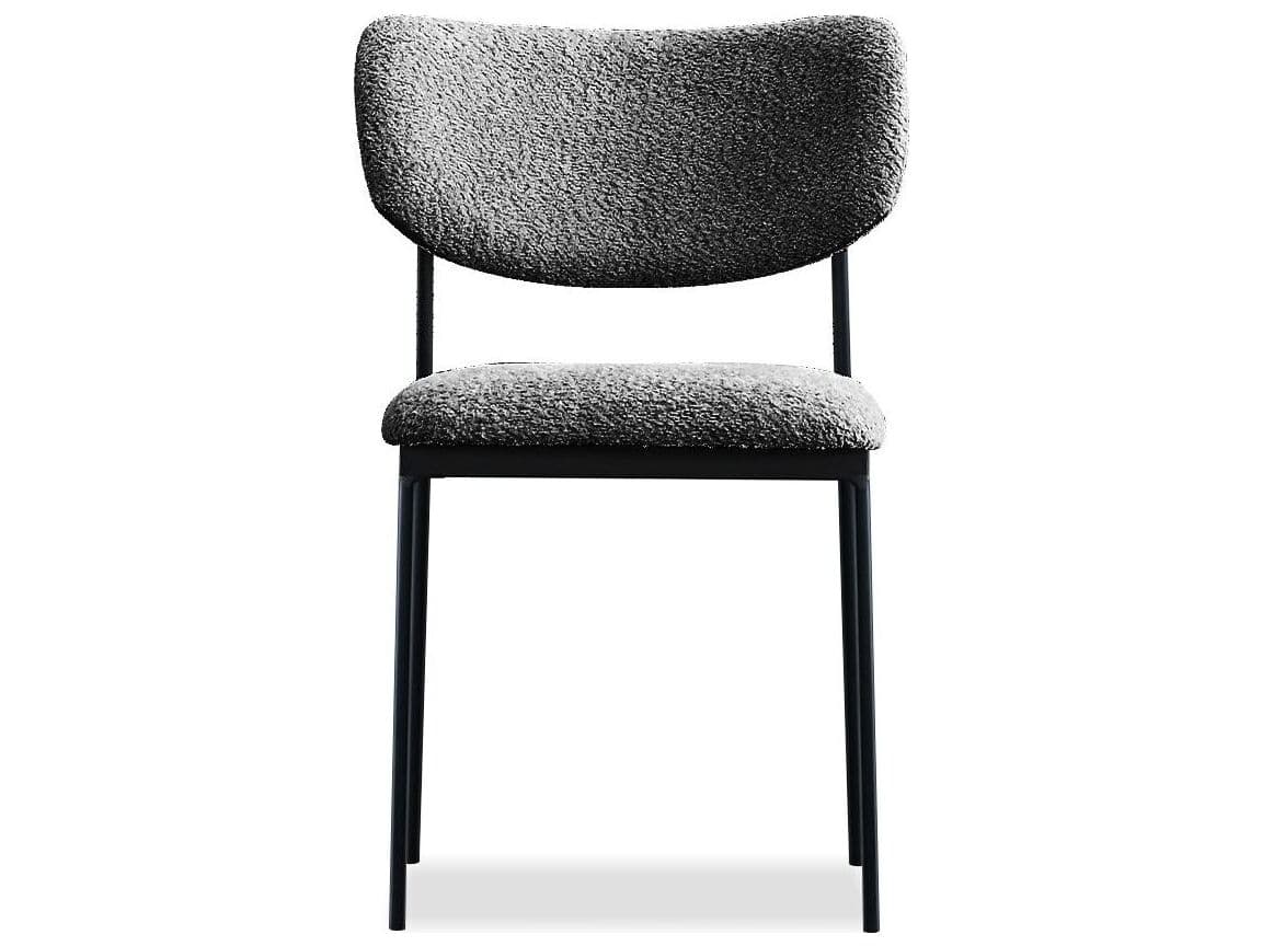 Mobital Clique Gray Upholstered Armless Dining Chair