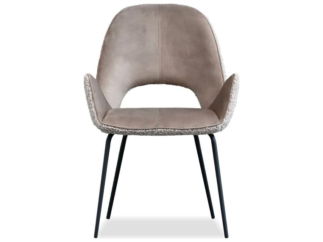Mobital Dolce Black Upholstered Dining Chair