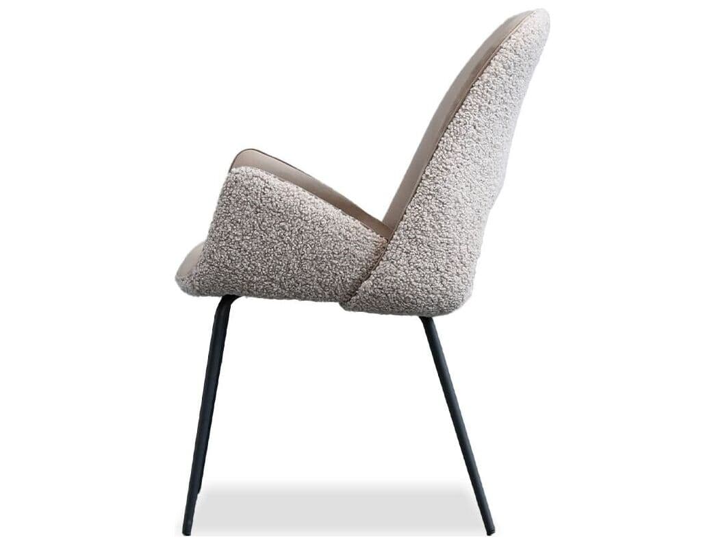 Mobital Dolce Black Upholstered Dining Chair