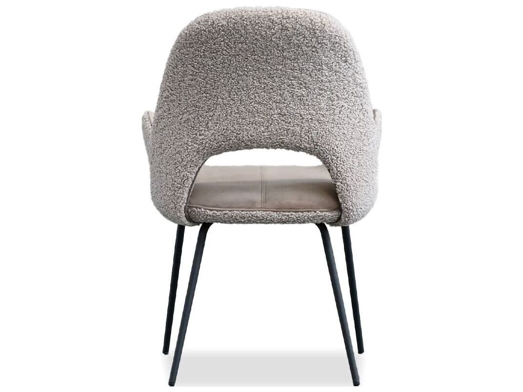 Mobital Dolce Black Upholstered Dining Chair