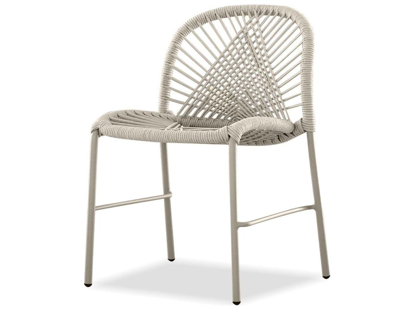 Mobital Kamari White Armless Dining Chair