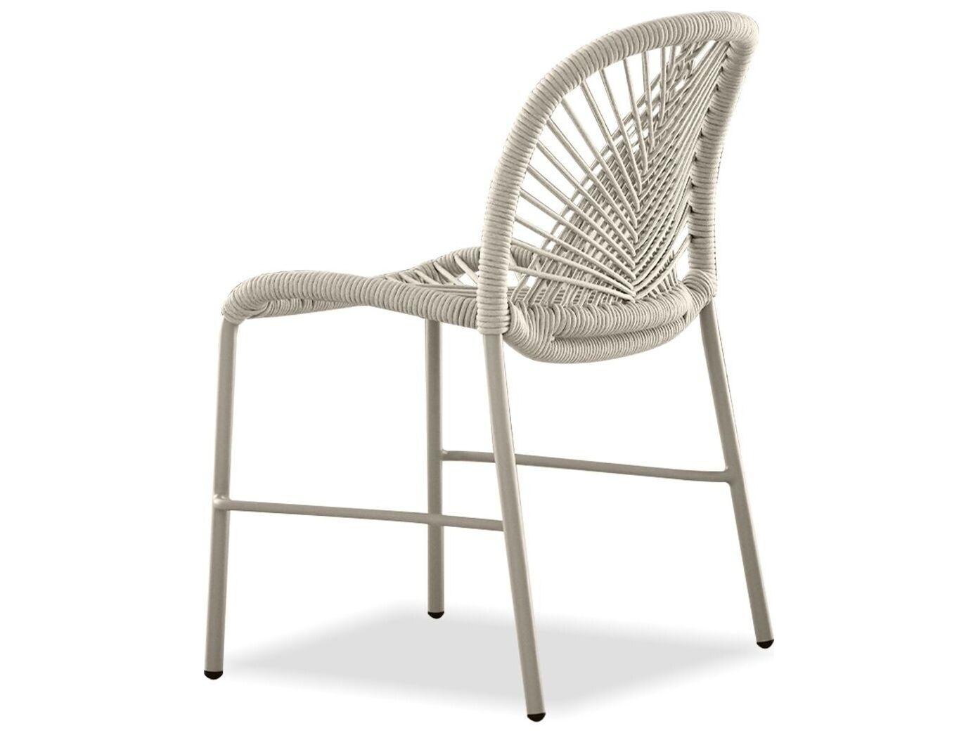 Mobital Kamari White Armless Dining Chair