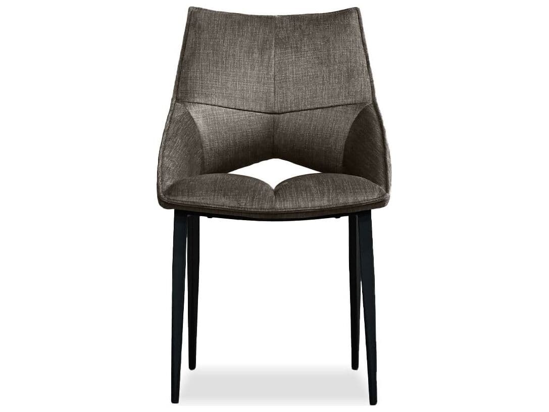 Mobital Nova Gray Upholstered Armless Dining Chair Set of 2