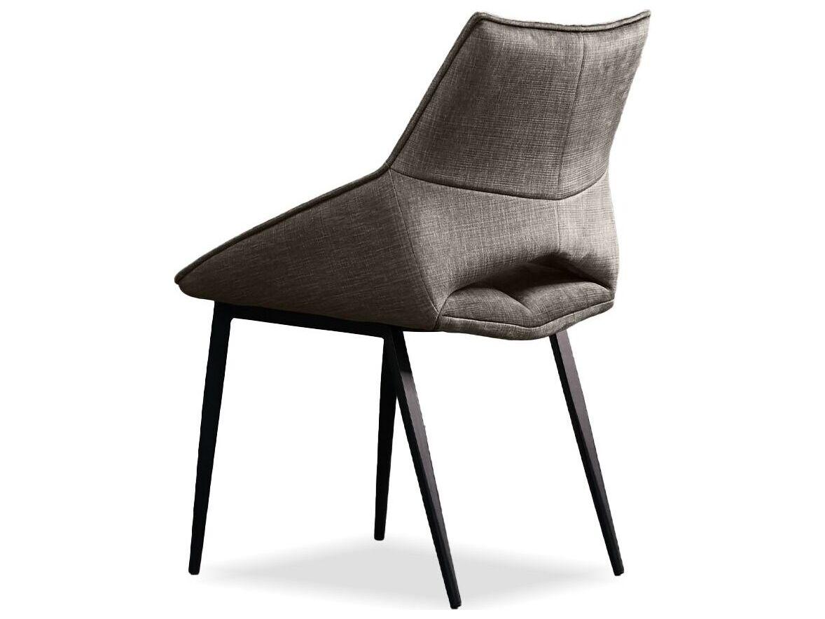 Mobital Nova Gray Upholstered Armless Dining Chair Set of 2