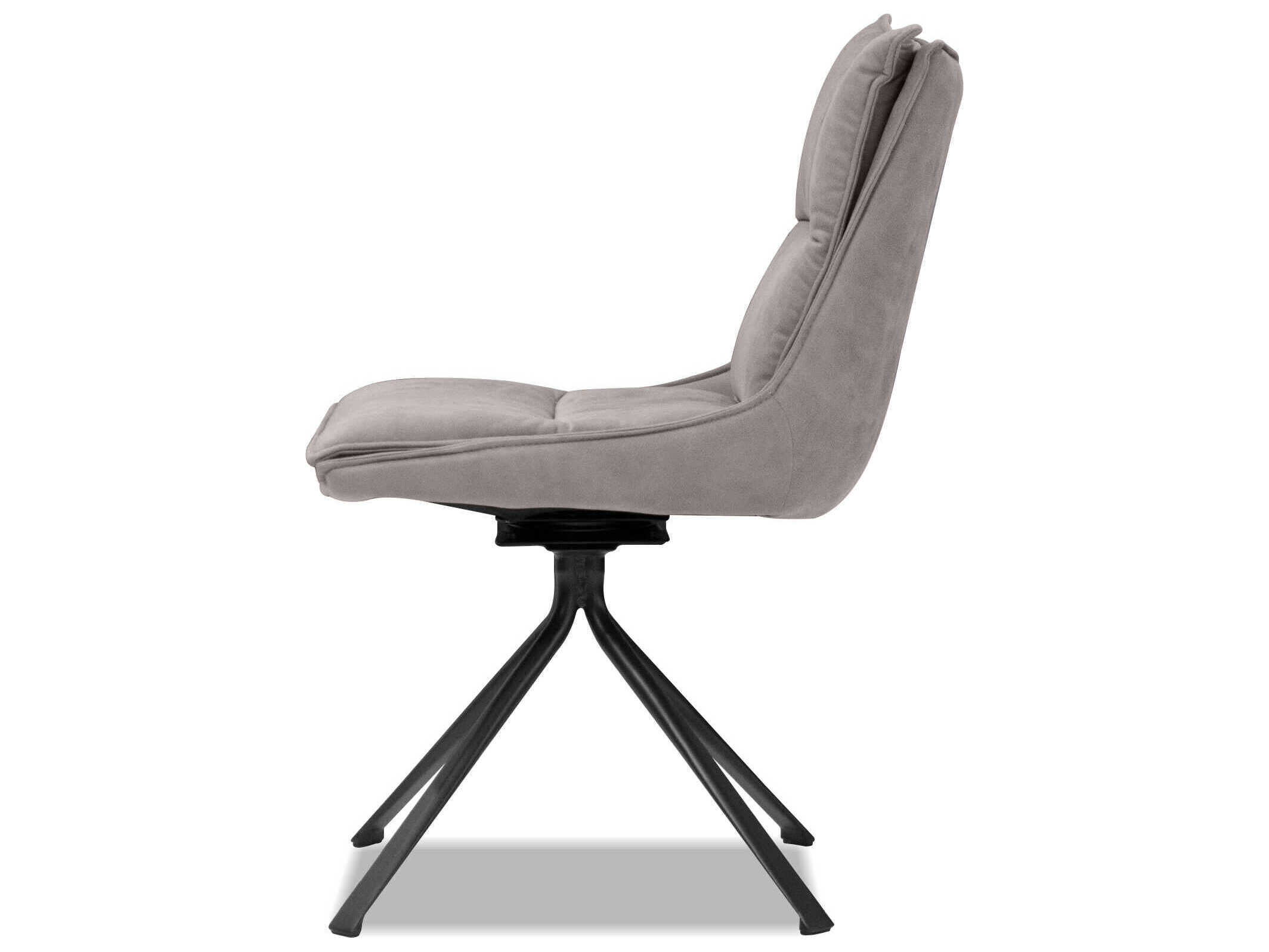 Mobital Puccini Gray Upholstered Side Dining Chair