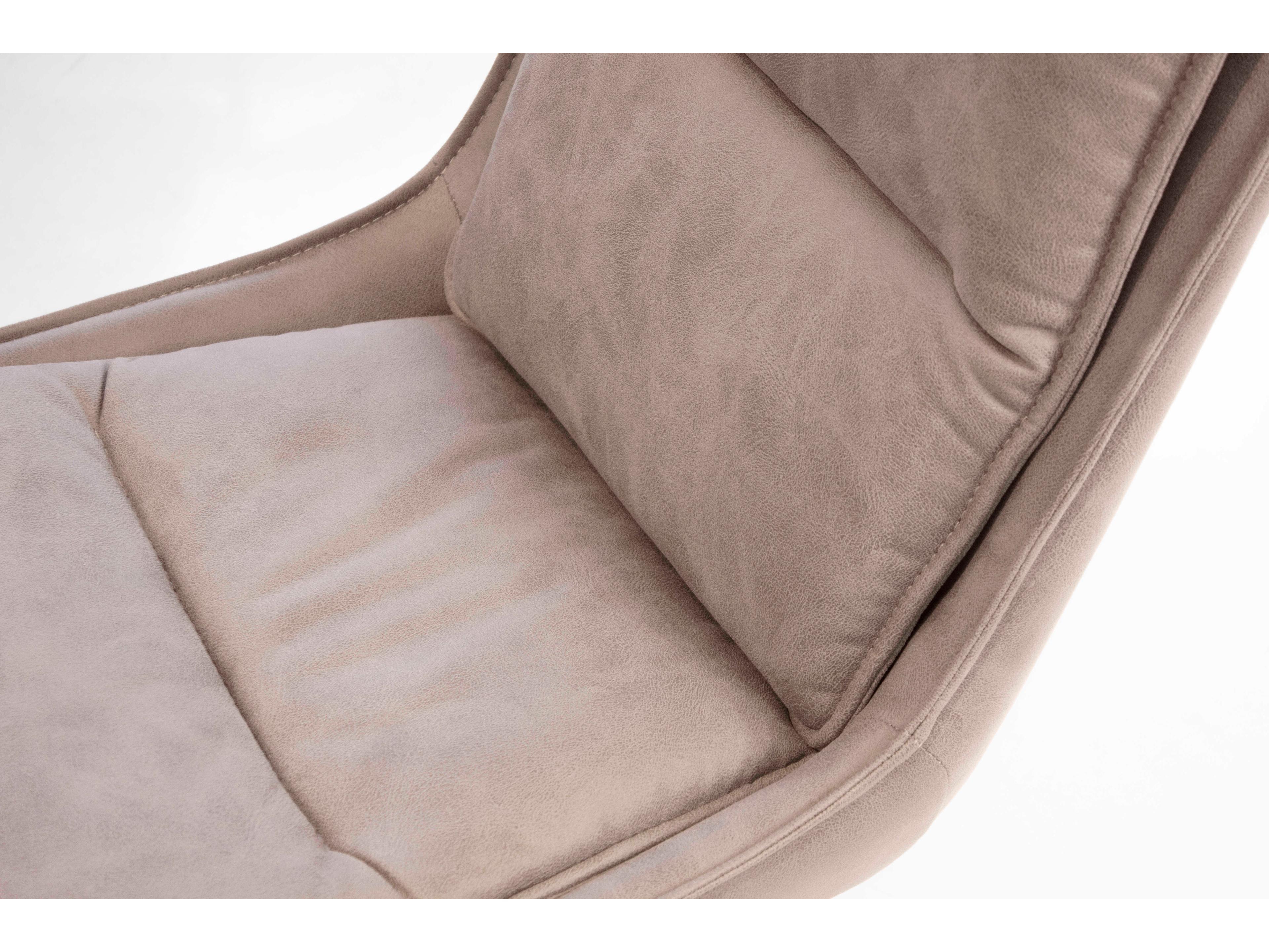 Mobital Puccini Gray Upholstered Side Dining Chair