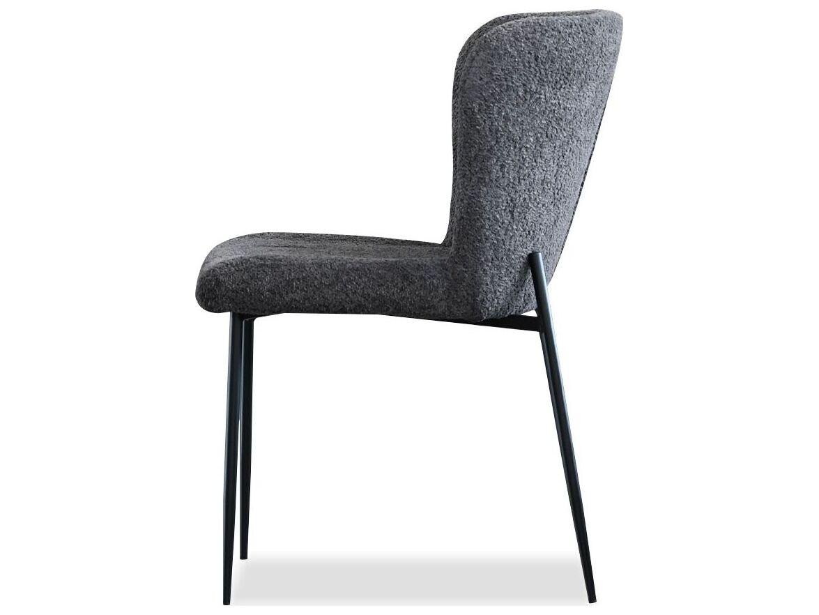 Mobital Reef Gray Upholstered Armless Dining Chair
