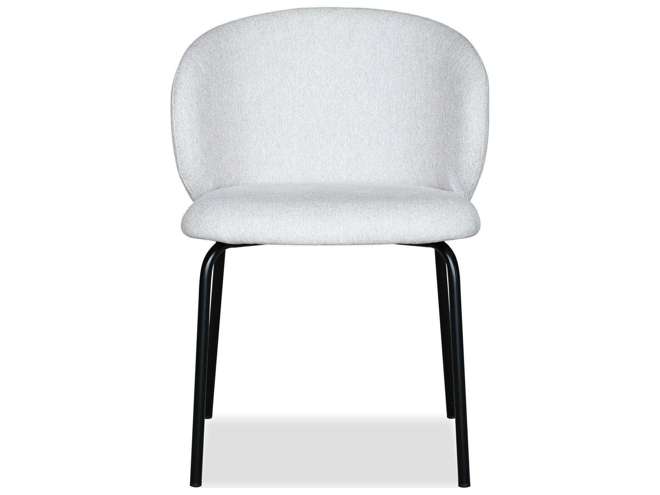Mobital Shepley Black Upholstered Armless Dining Chair