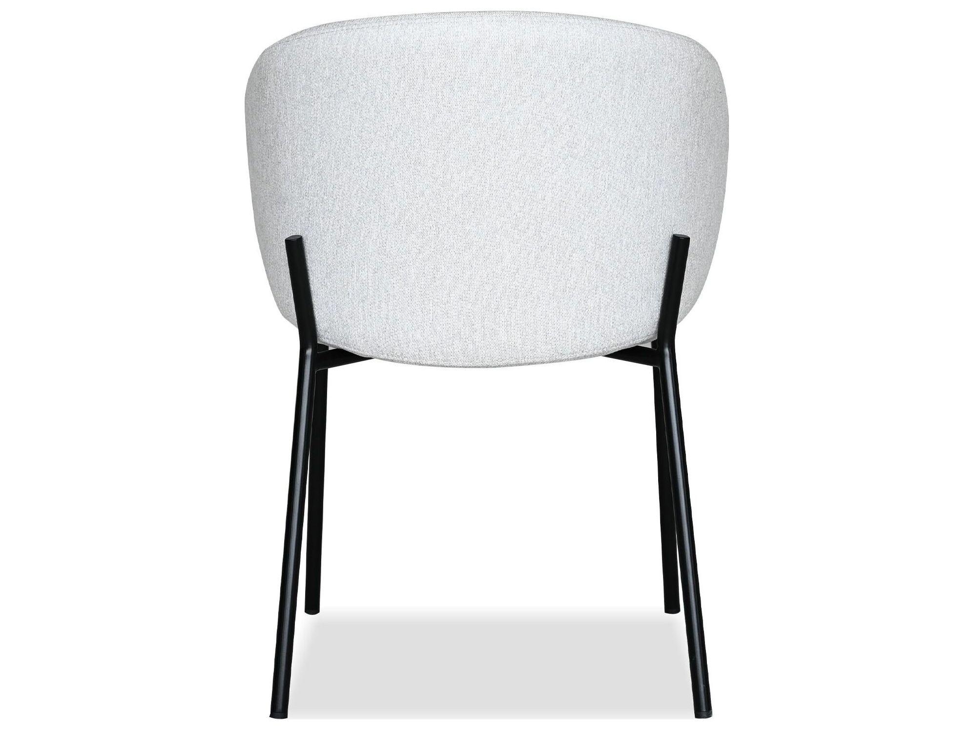 Mobital Shepley Black Upholstered Armless Dining Chair