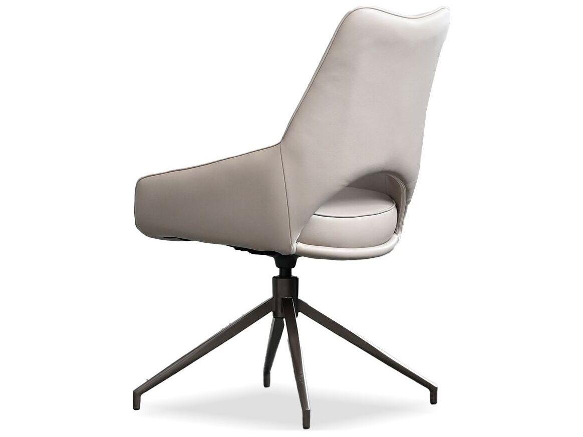 Mobital Sofia Beige Faux Leather Armless Dining Chair Set of 2