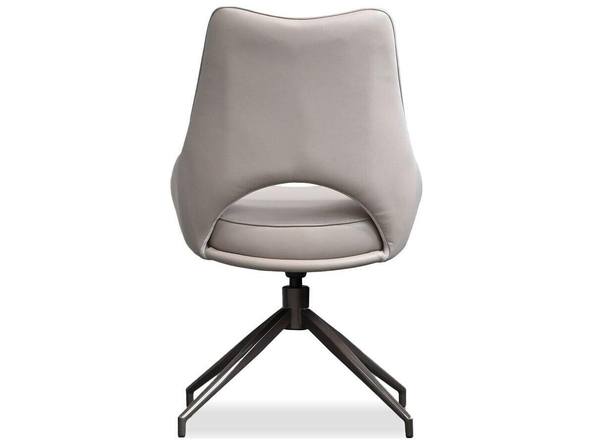 Mobital Sofia Beige Faux Leather Arm Dining Chair