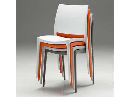 Mobital Vata Gray Side Dining Chair