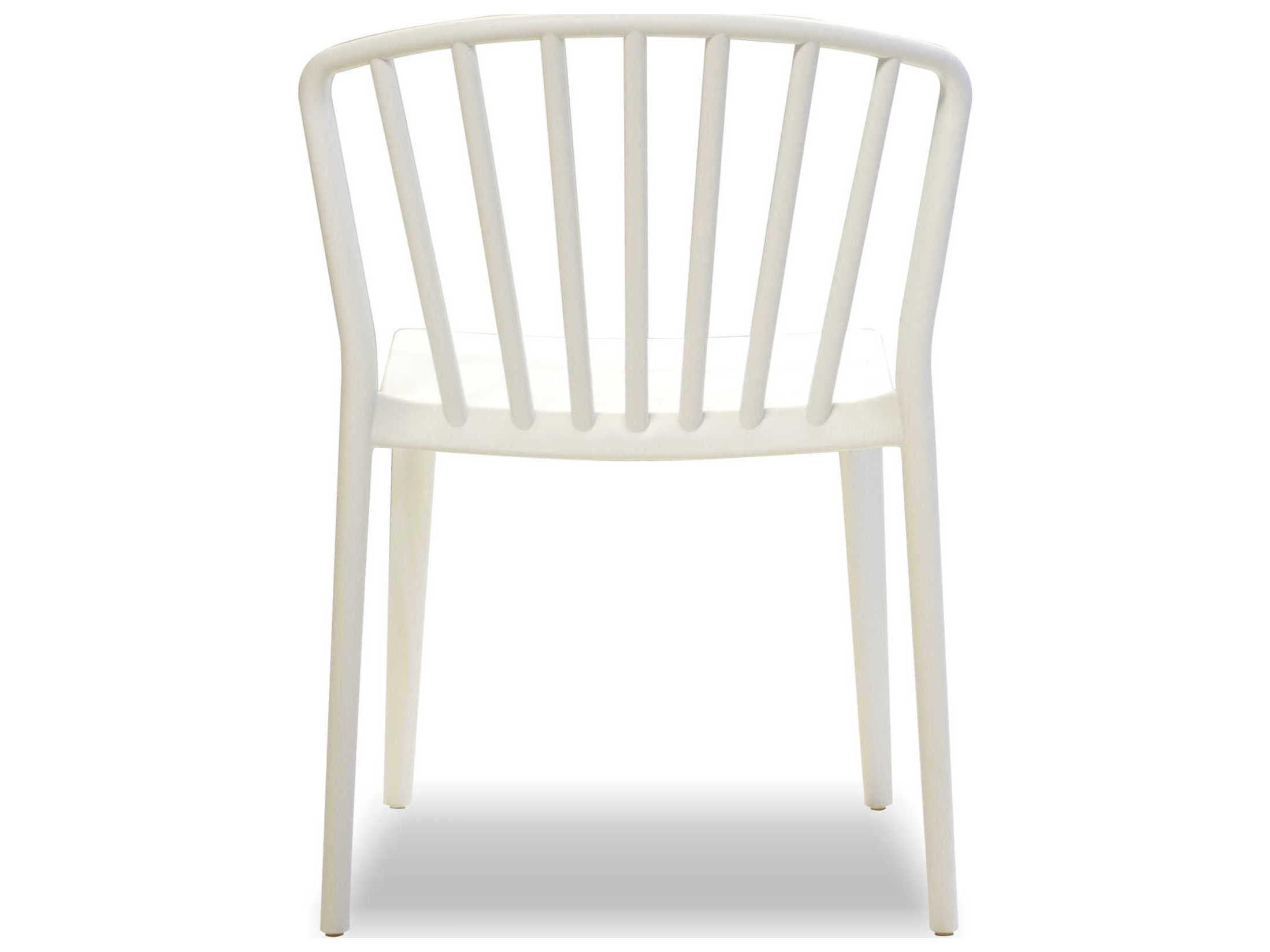 Mobital Windsor White Armless Dining Chair