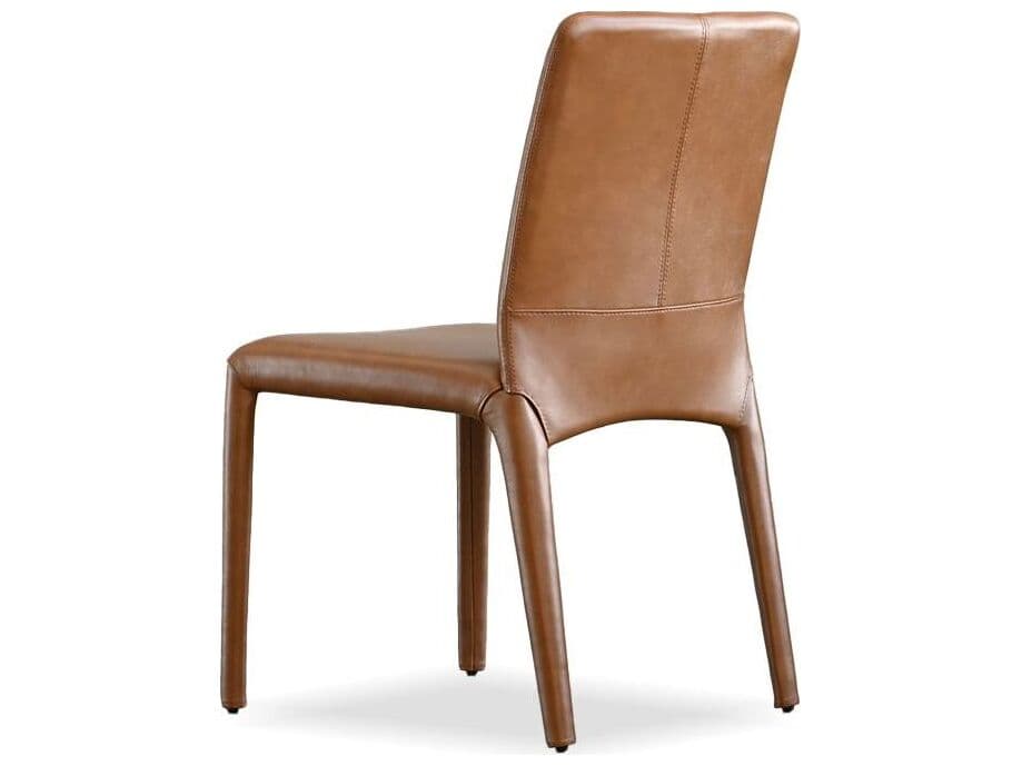 Mobital Zeg Brown Leather Armless Dining Chair