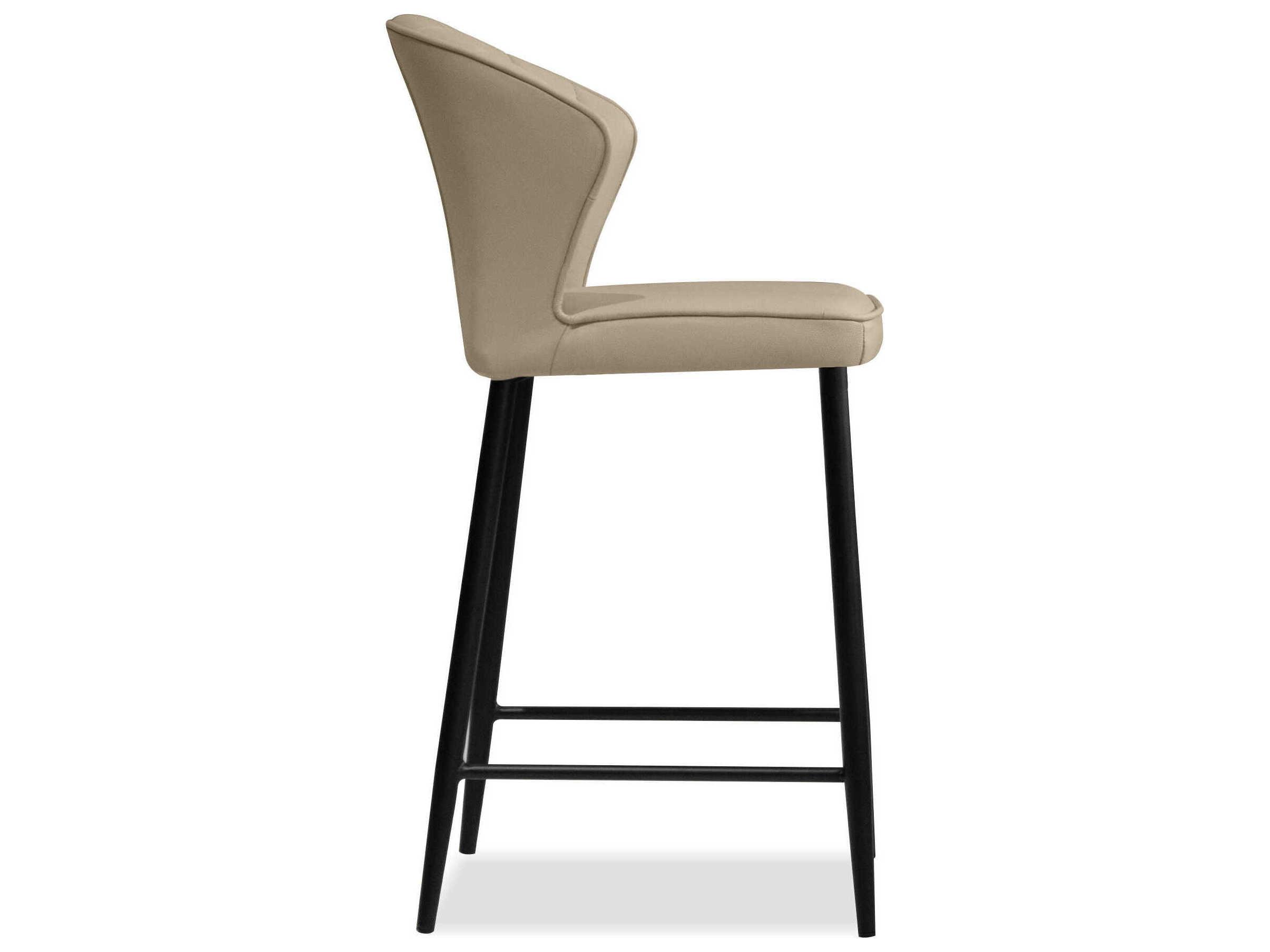Mobital Ariel Wheat Leather Counter Stool