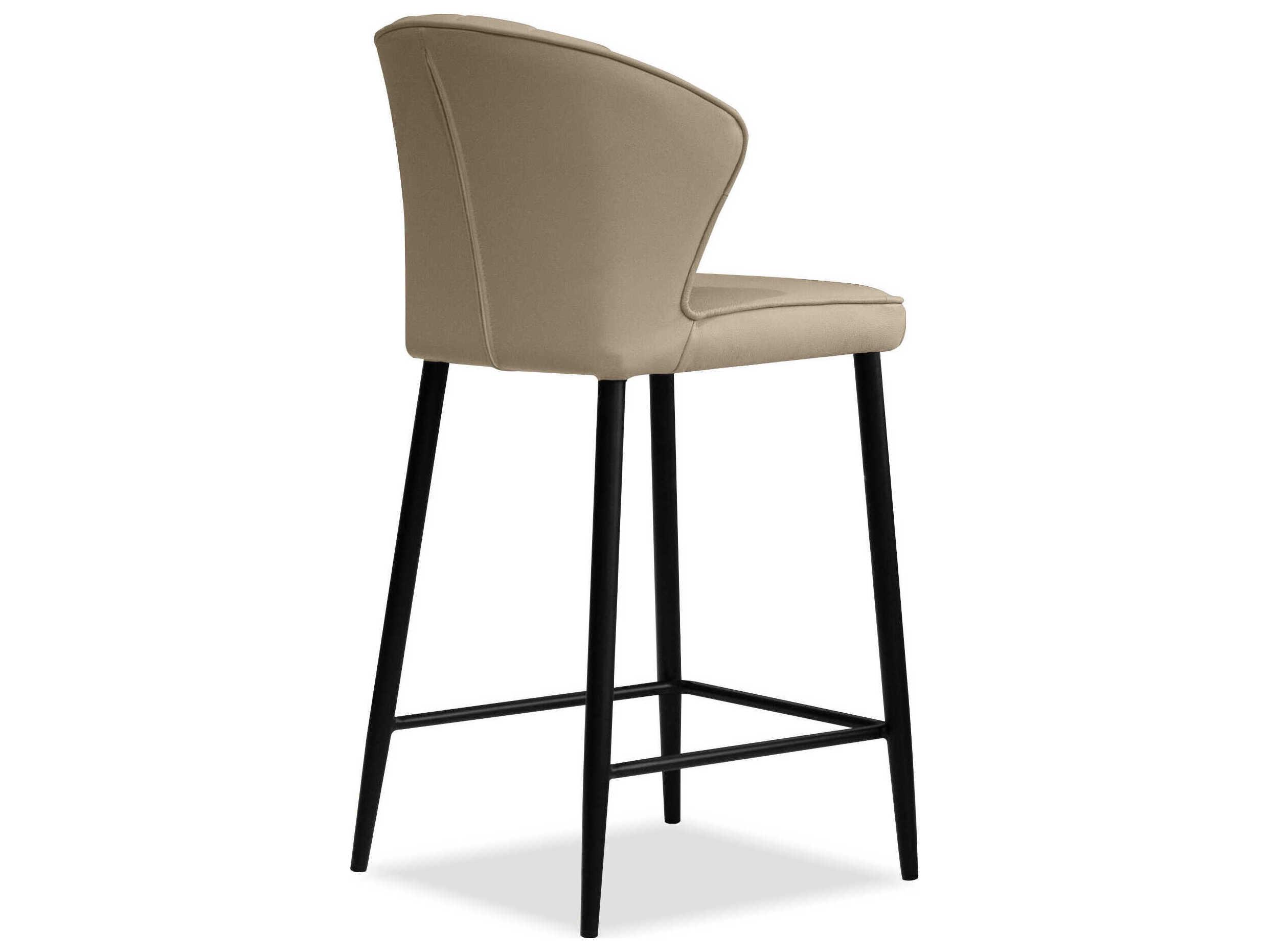 Mobital Ariel Wheat Leather Counter Stool
