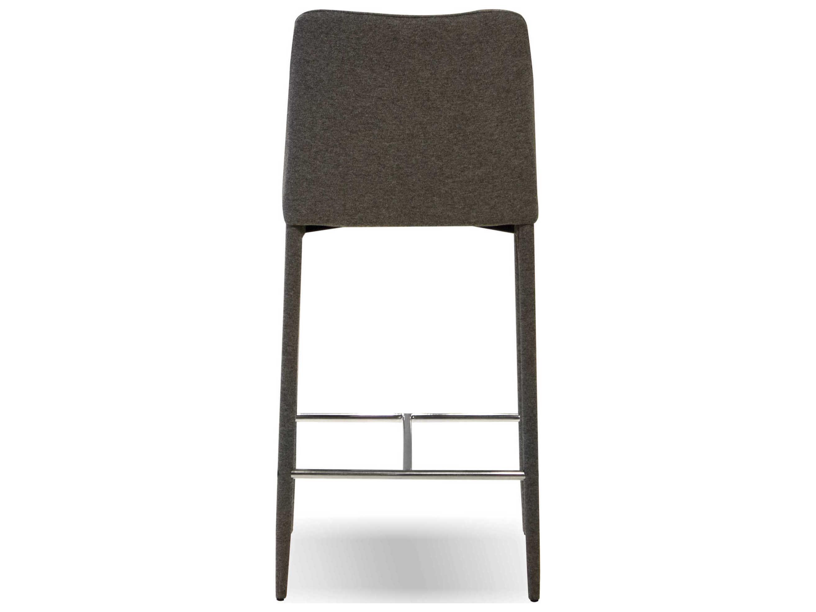 Mobital Billings Upholstered Dark Grey Counter Stool