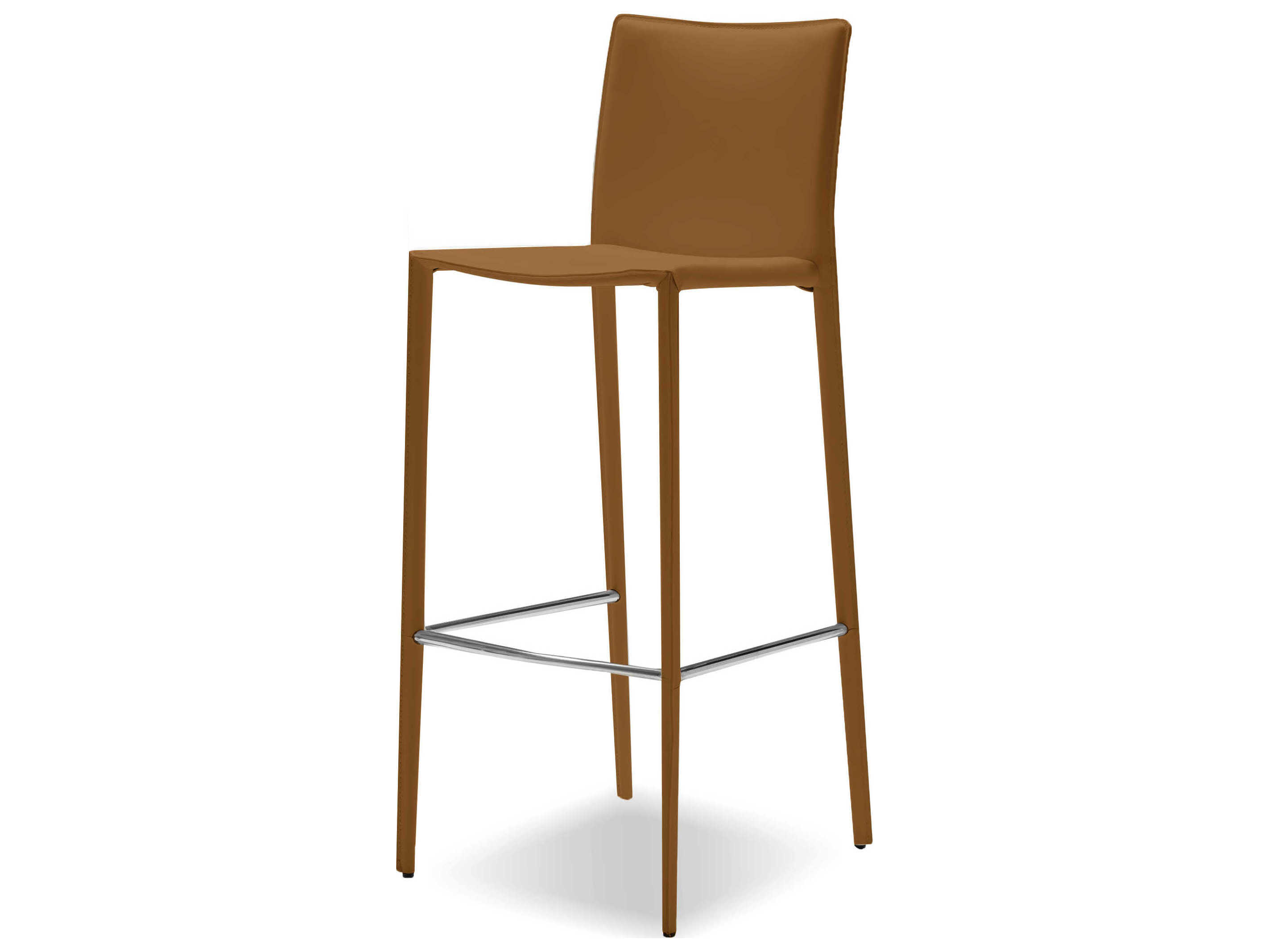 Mobital Zak Leather Caramel Counter Stool