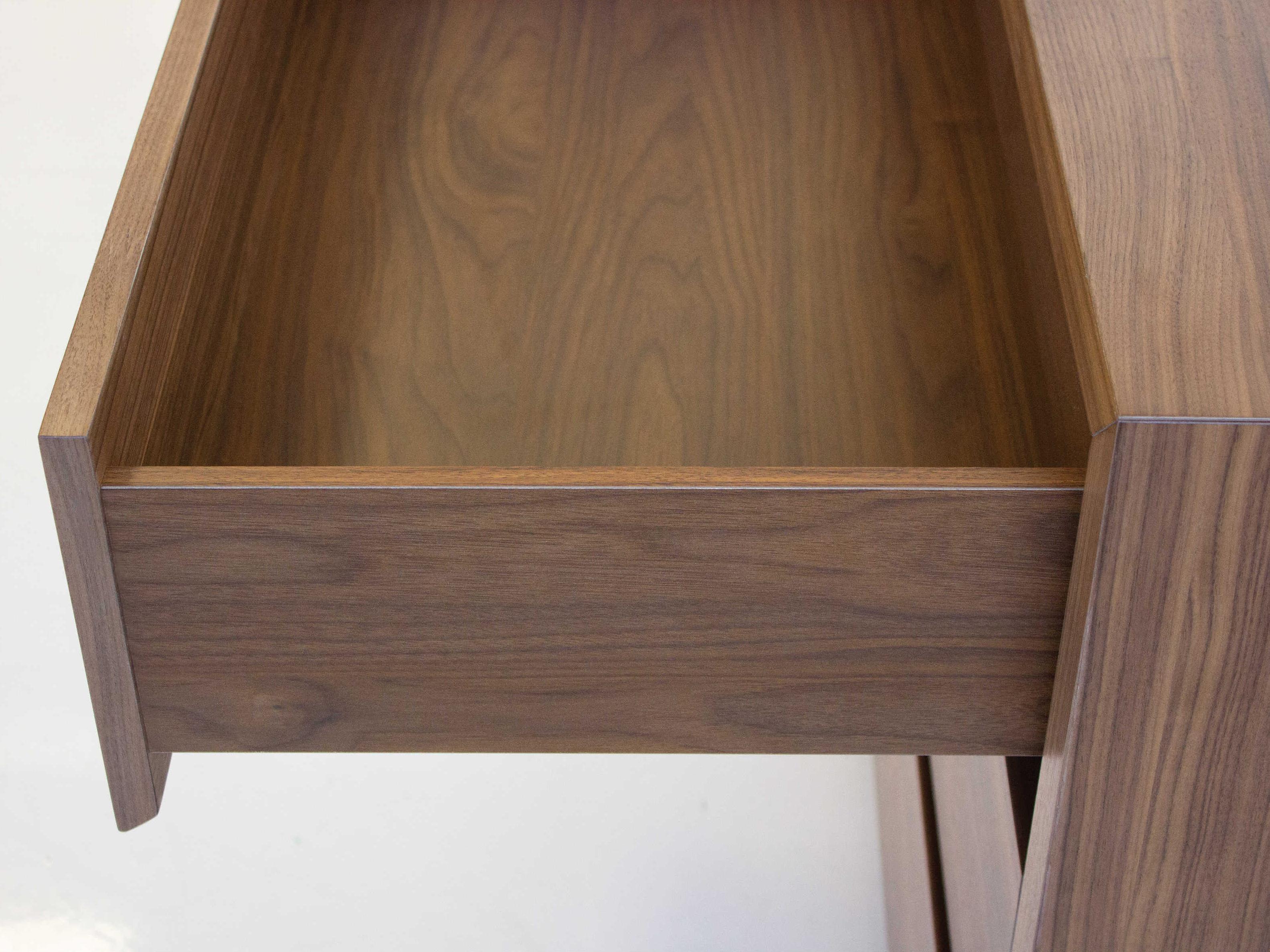 Mobital Blanche 6-Drawers Brown Walnut Wood Double Dresser