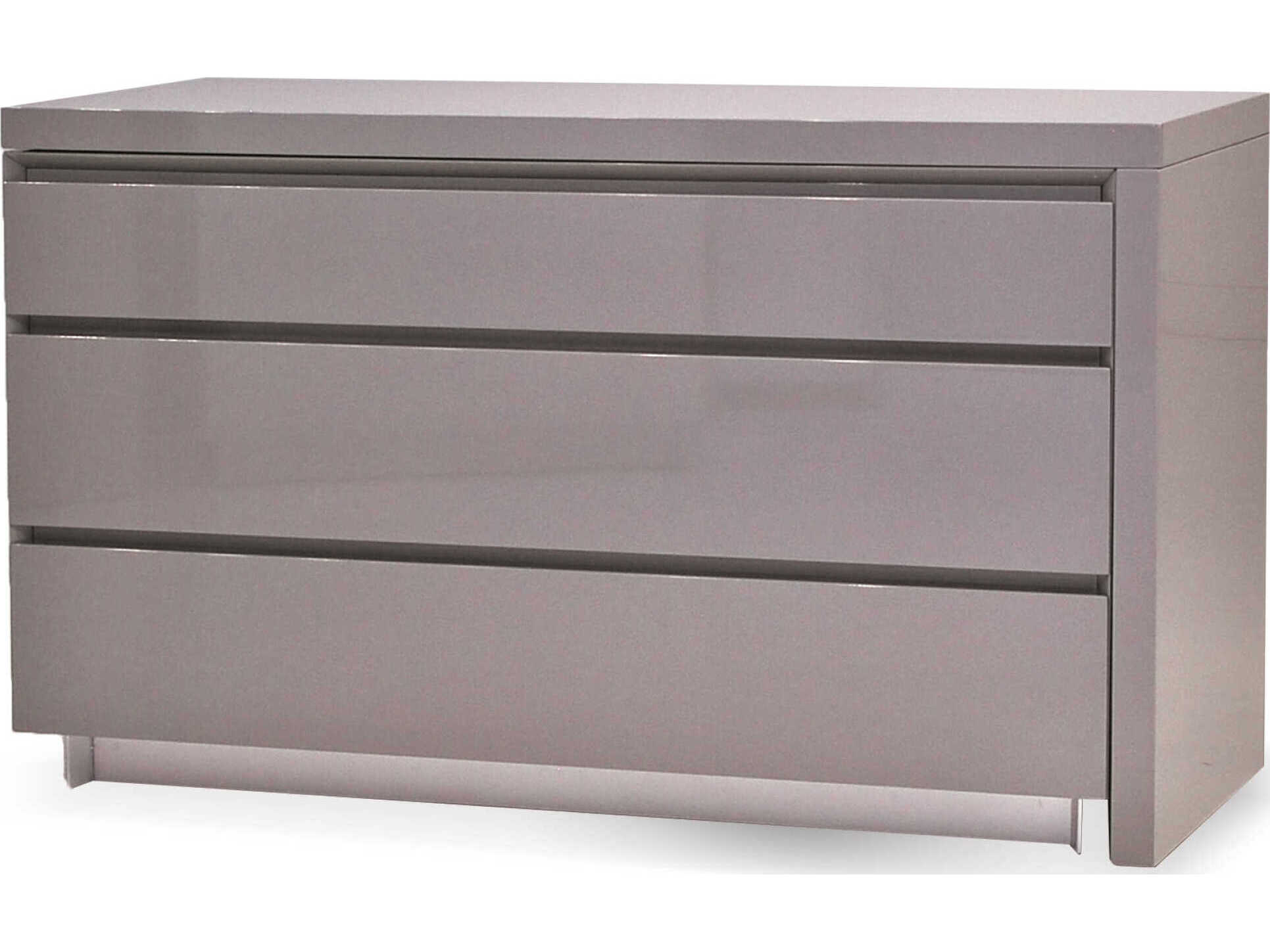 Mobital Savvy 3-Drawers Gray Dresser