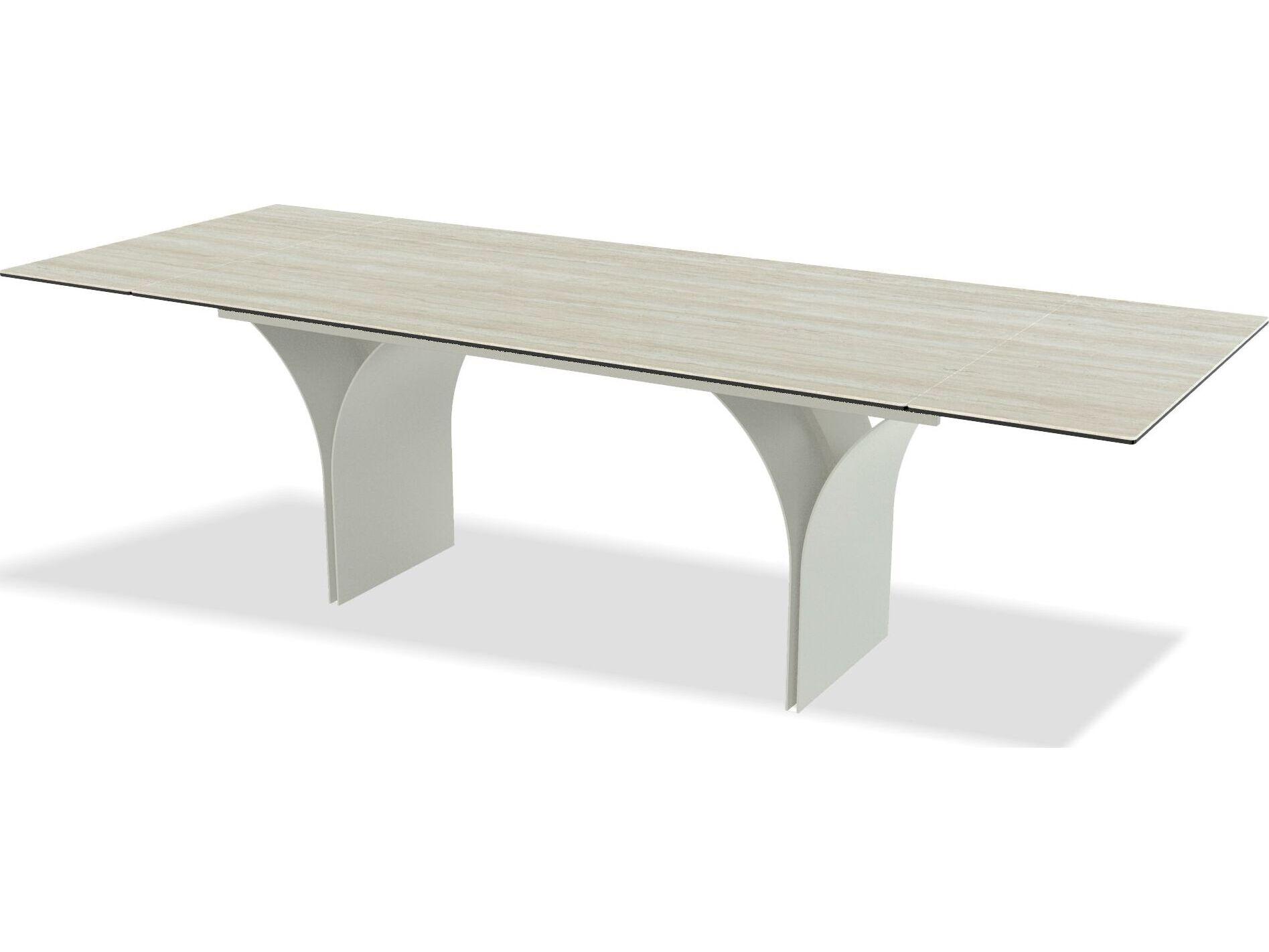 Mobital Camber Taupe Rectangular Dining Table