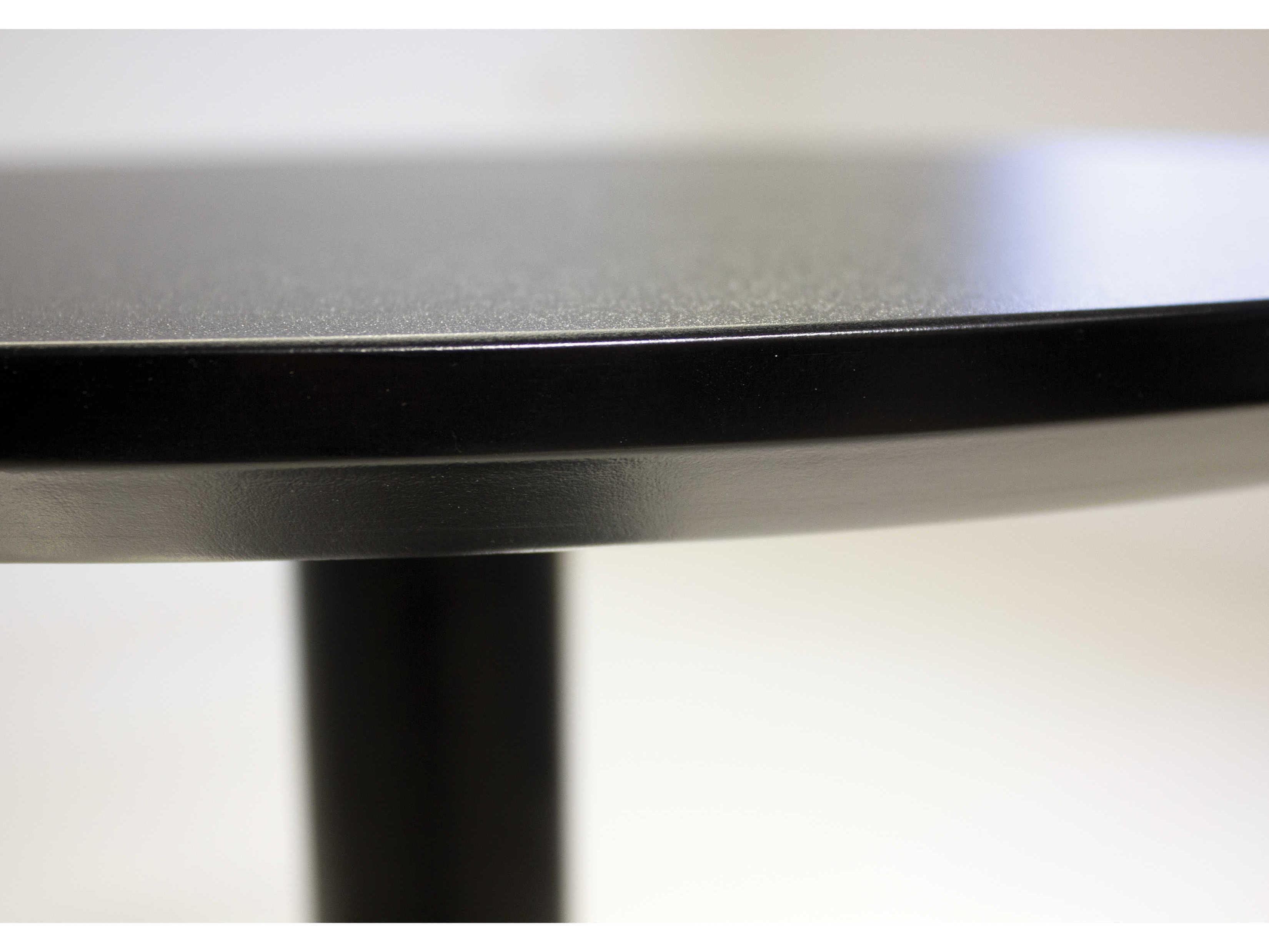 Mobital Half Pint Round Wood Black Dining Table