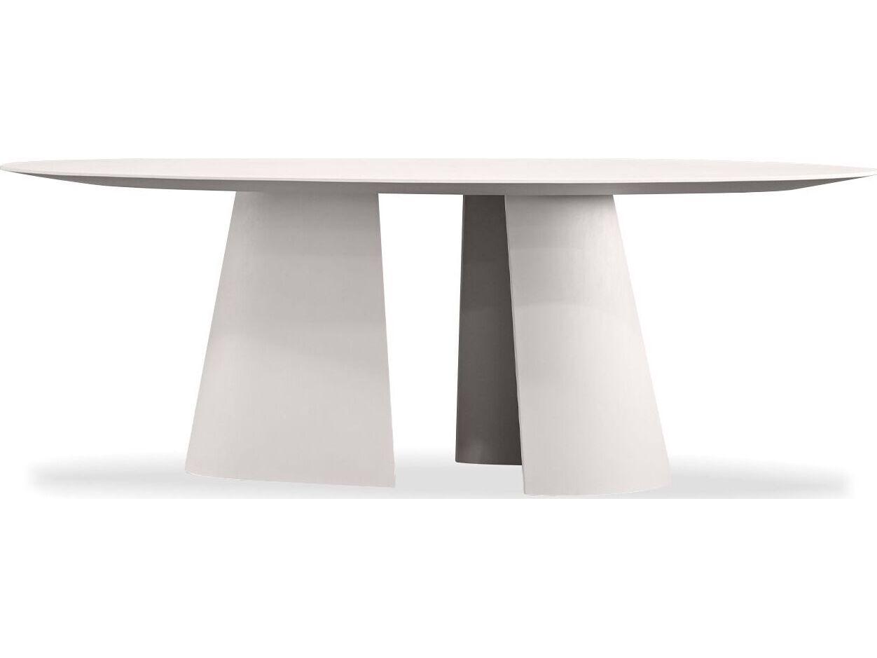 Mobital Tumuli Oval Resin Tapioca Mas Epoxy Dining Table