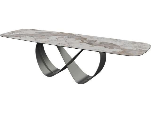 Mobital Wave 103 Rectangular Ceramic Dining Table