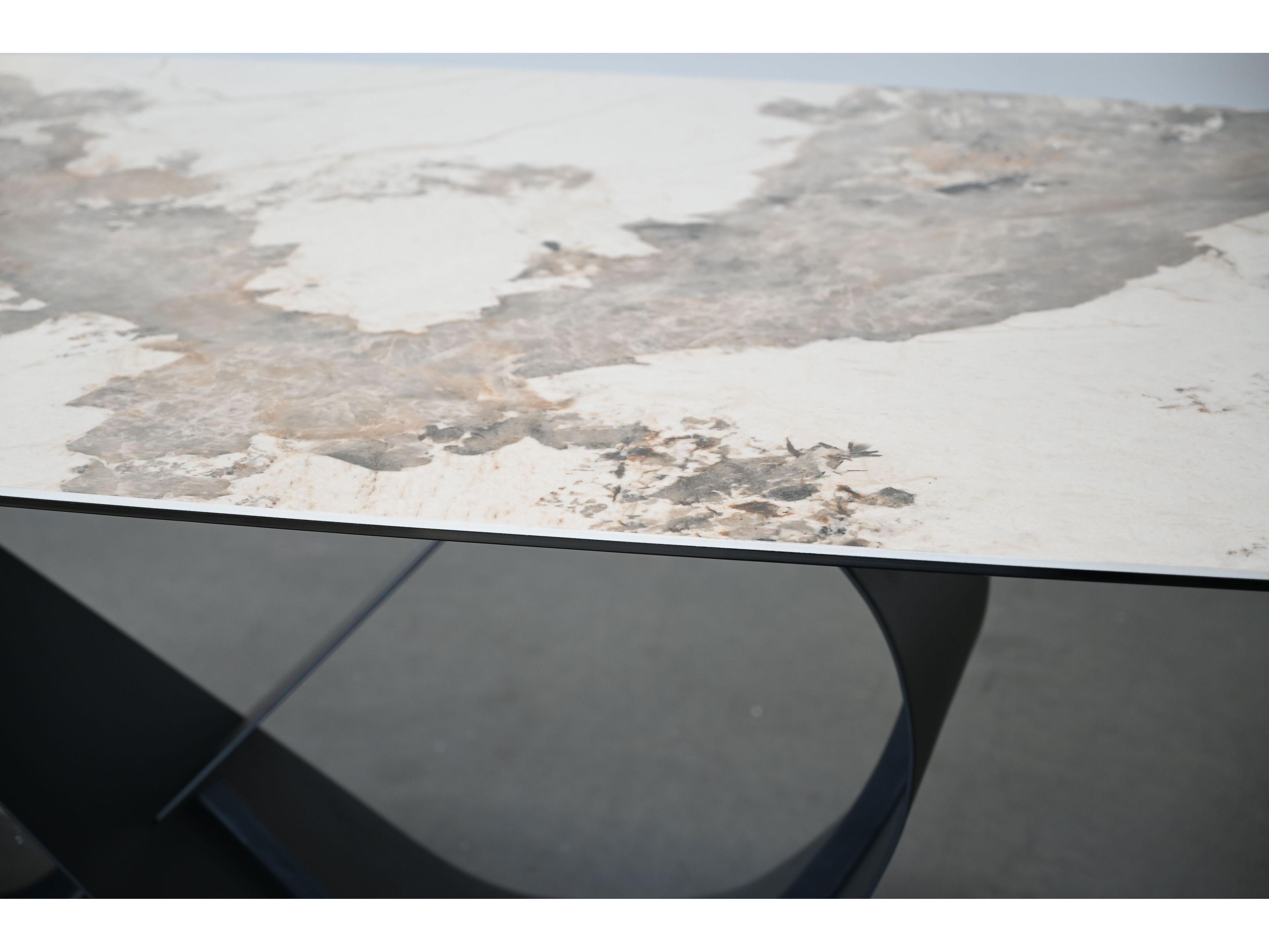 Mobital Wave 103 Rectangular Ceramic Dining Table