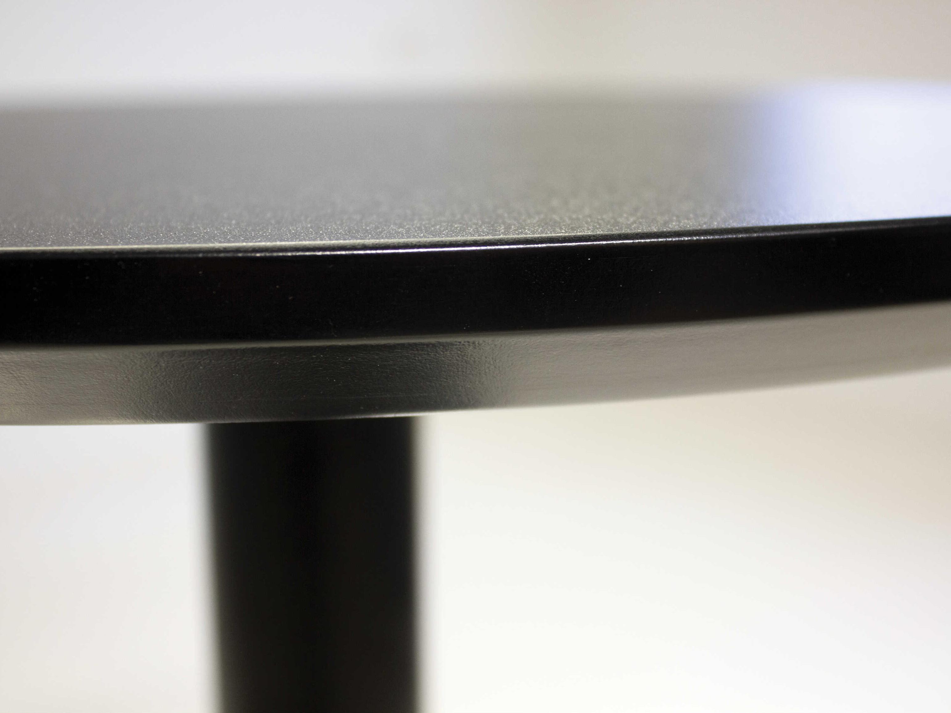 Mobital Half Pint Black Round Wood Bar Table