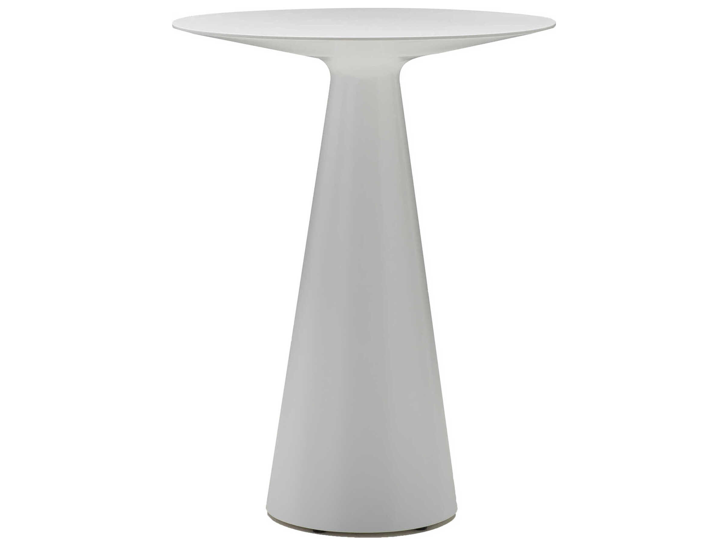 Mobital Maldives White Round Bar Table
