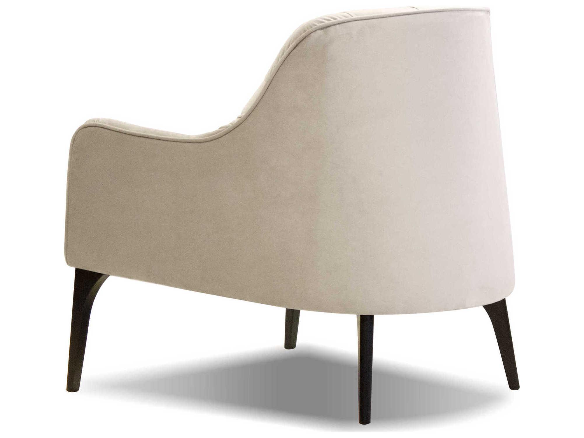 Mobital Ellington White Fabric Accent Chair