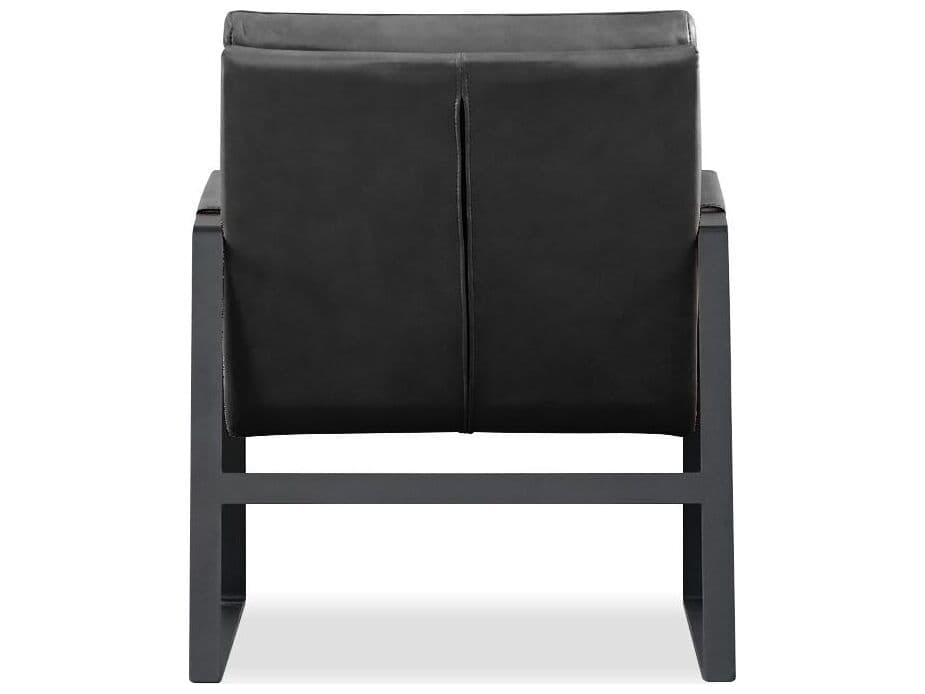Mobital Jameson Black Leather Accent Chair