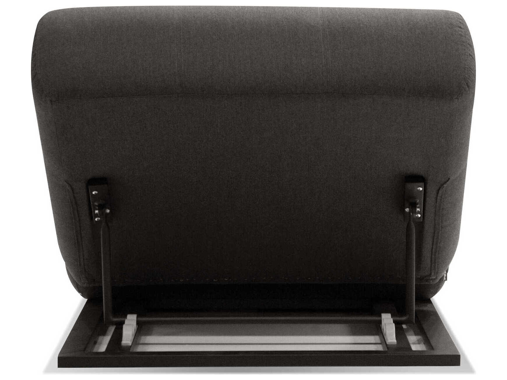 Mobital Bondi Charcoal Black Upholstered Chaise