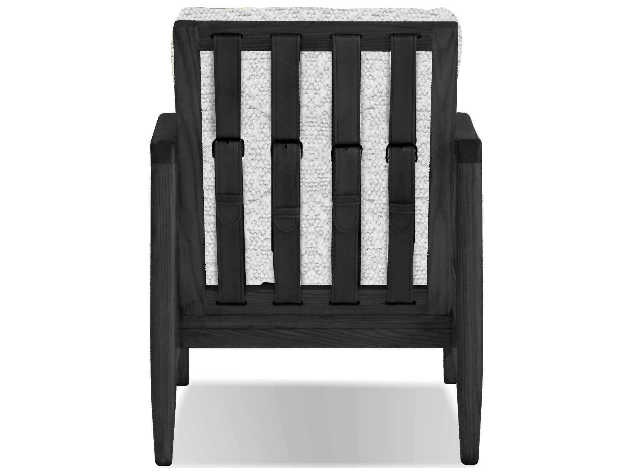 Mobital Craftsman Black Fabric Accent Chair