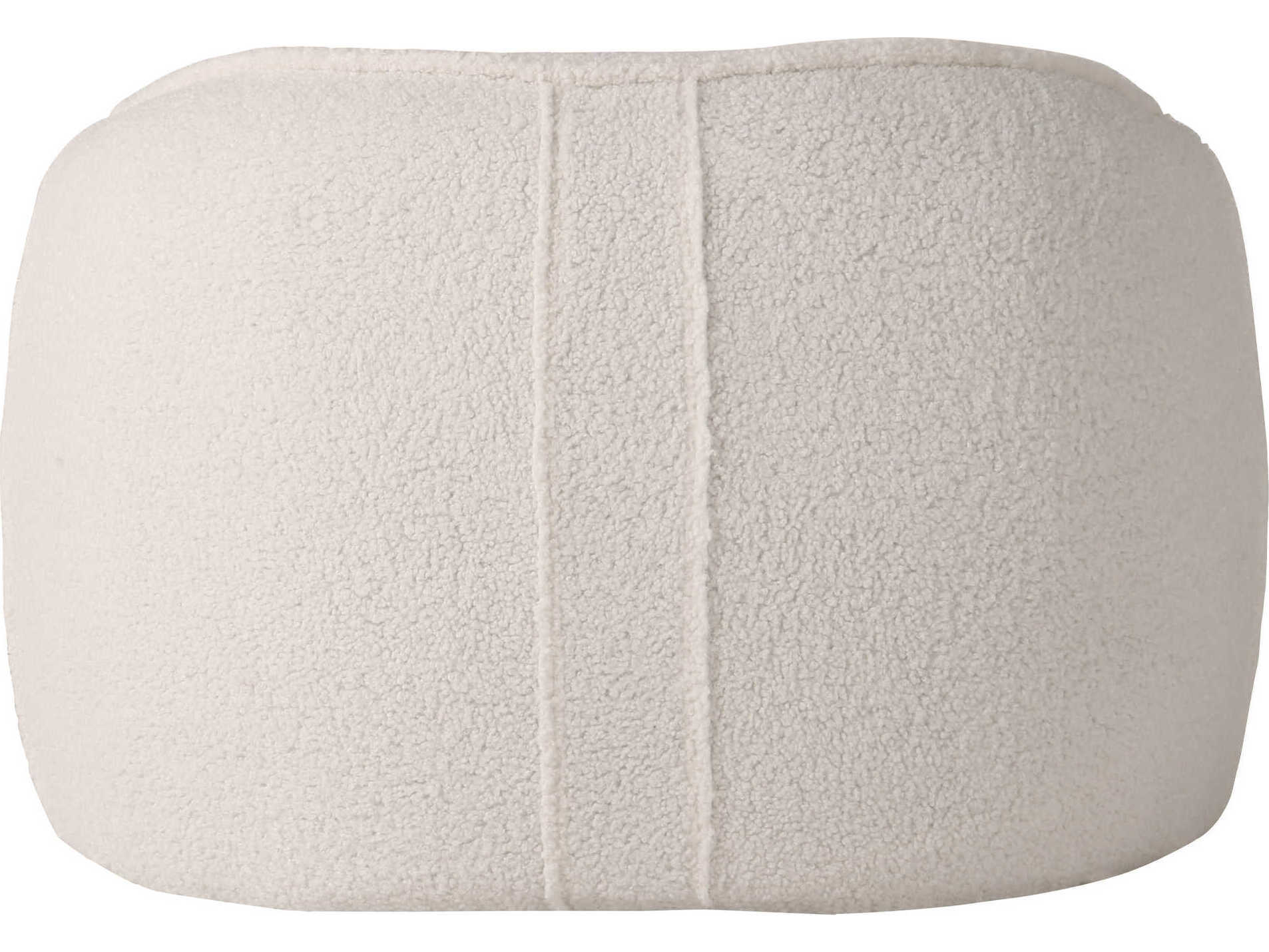 Mobital Duffy Swivel White Fabric Accent Chair