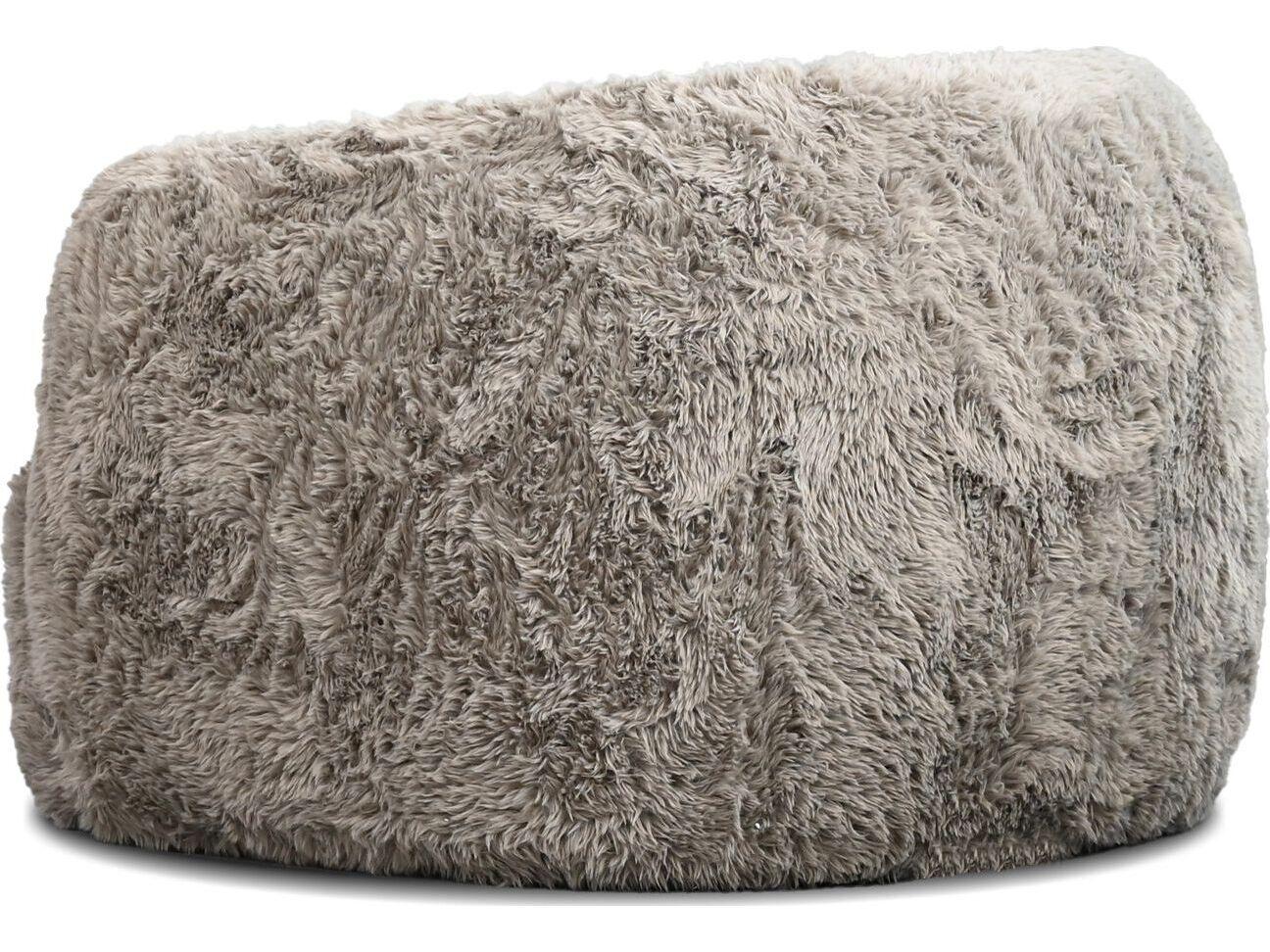 Mobital Saba Beige Fur Accent Chair