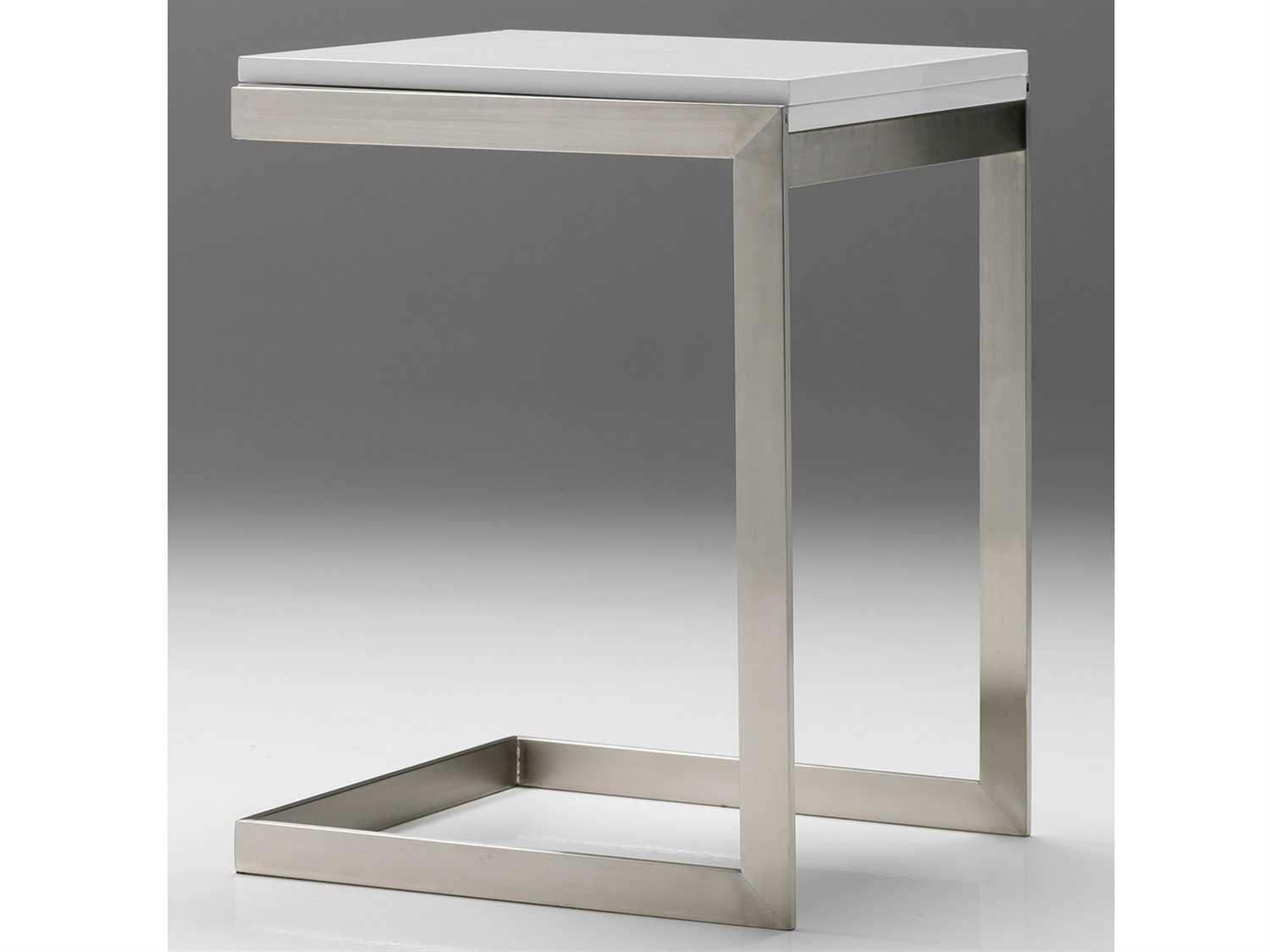 Mobital Faze Rectangular Glass End Table