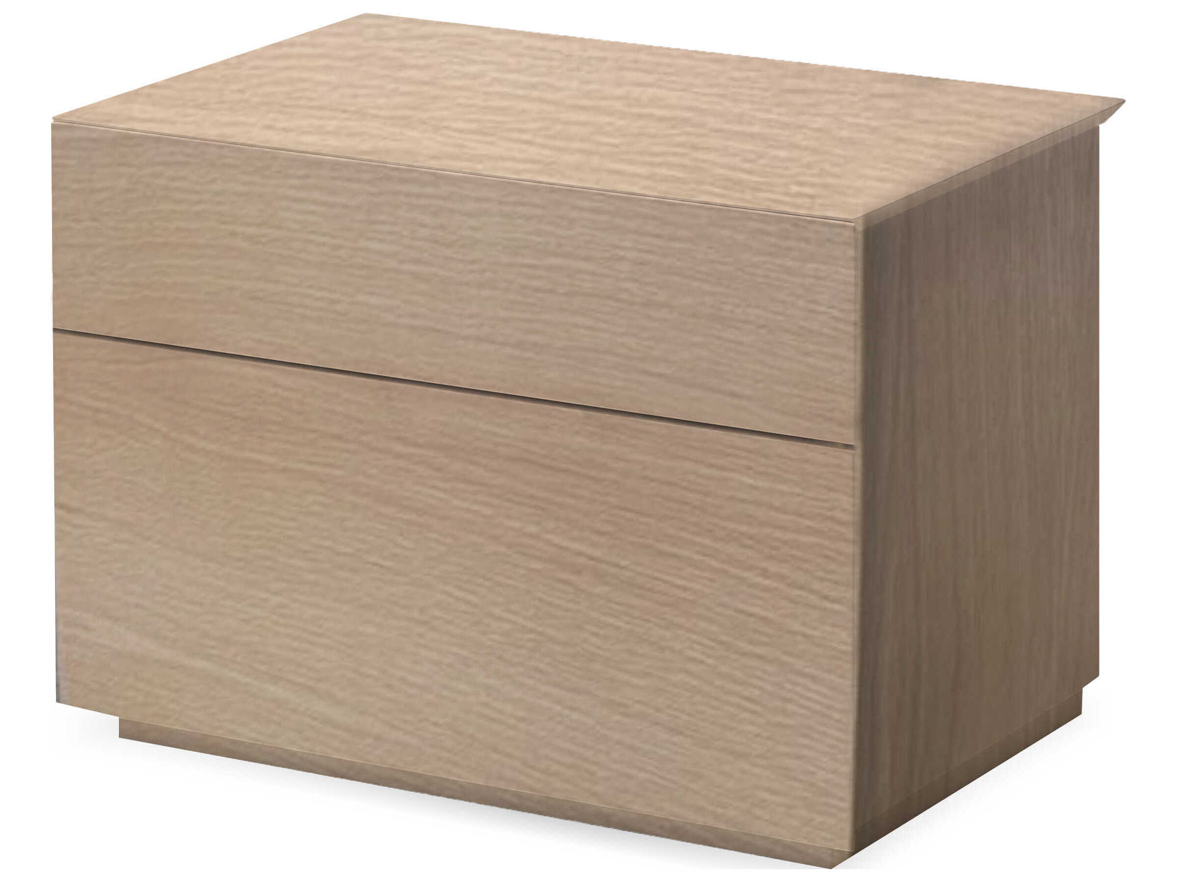 Mobital Vex 2-Drawers Oak Wood Nightstand